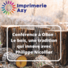 Conférence à Ollon : Le bois, une tradition qui innove avec Philippe Nicollier