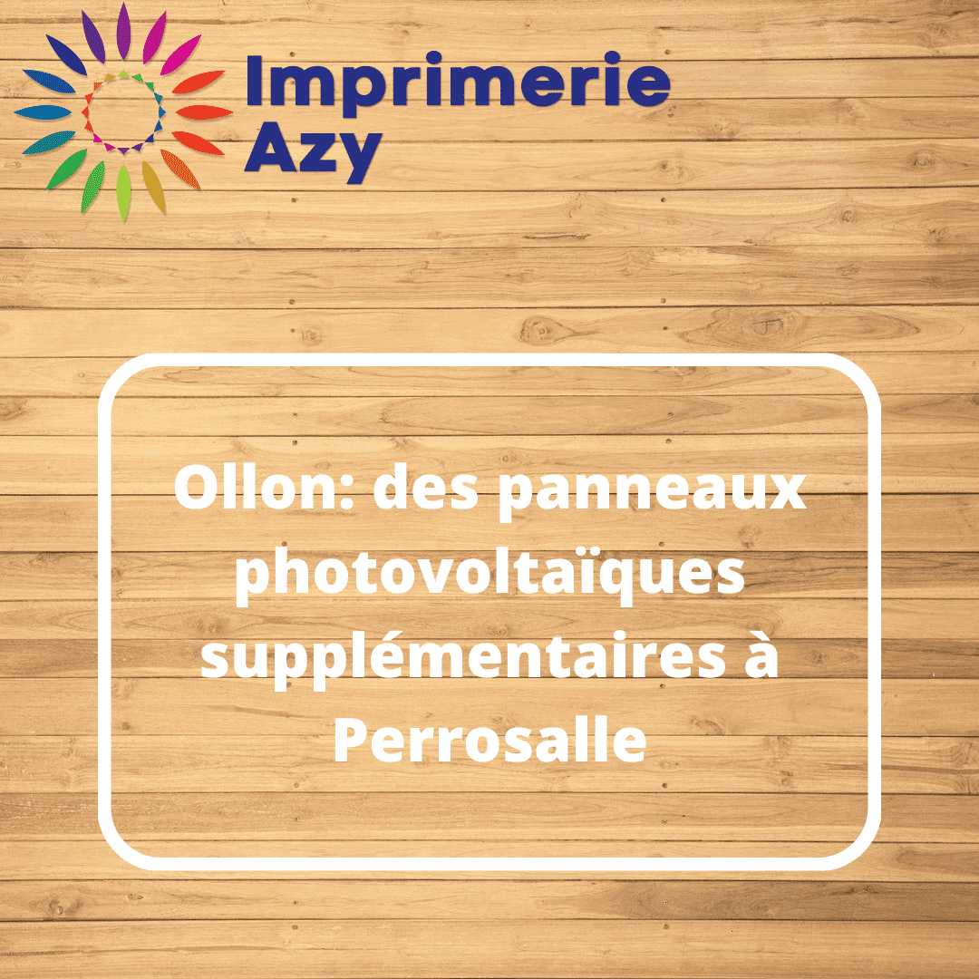 Ollon: des panneaux photovoltaïques supplémentaires à Perrosalle