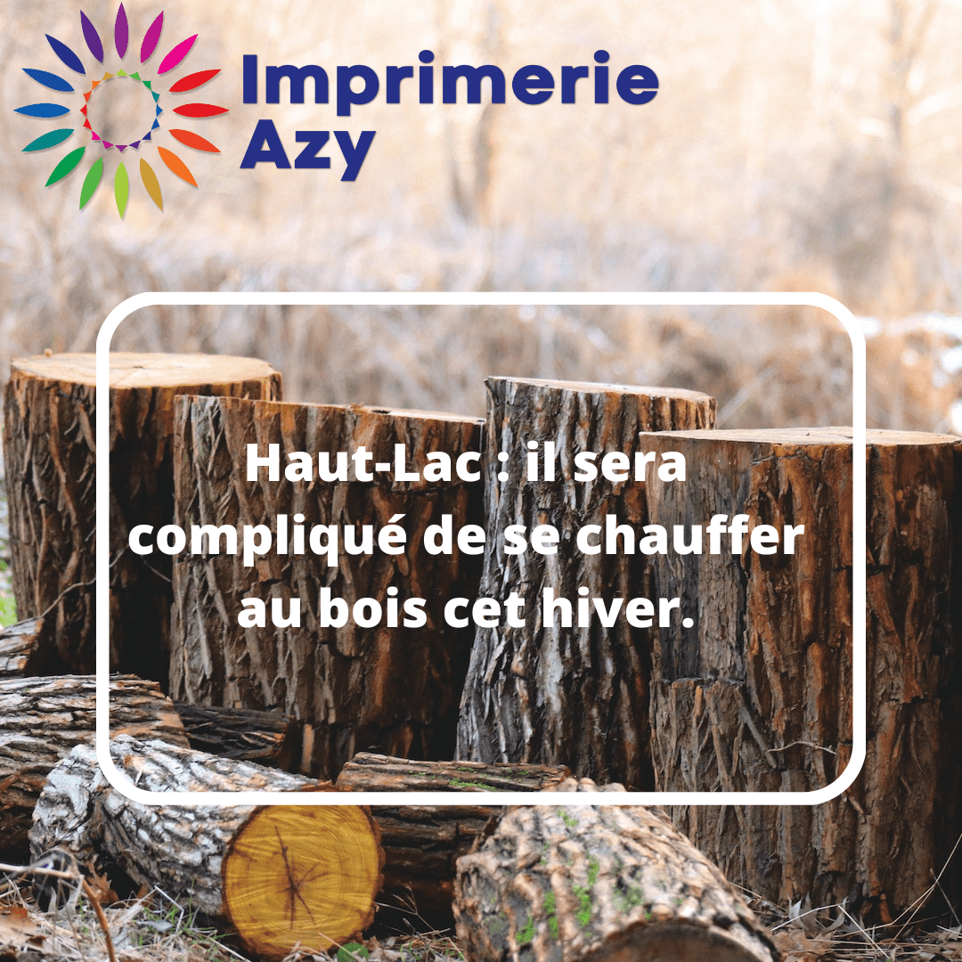Haut-Lac : il sera compliqué de se chauffer au bois cet hiver.