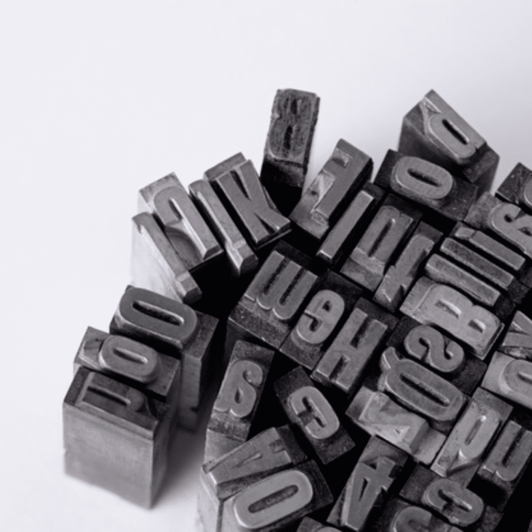 Les polices de caractères en imprimerie