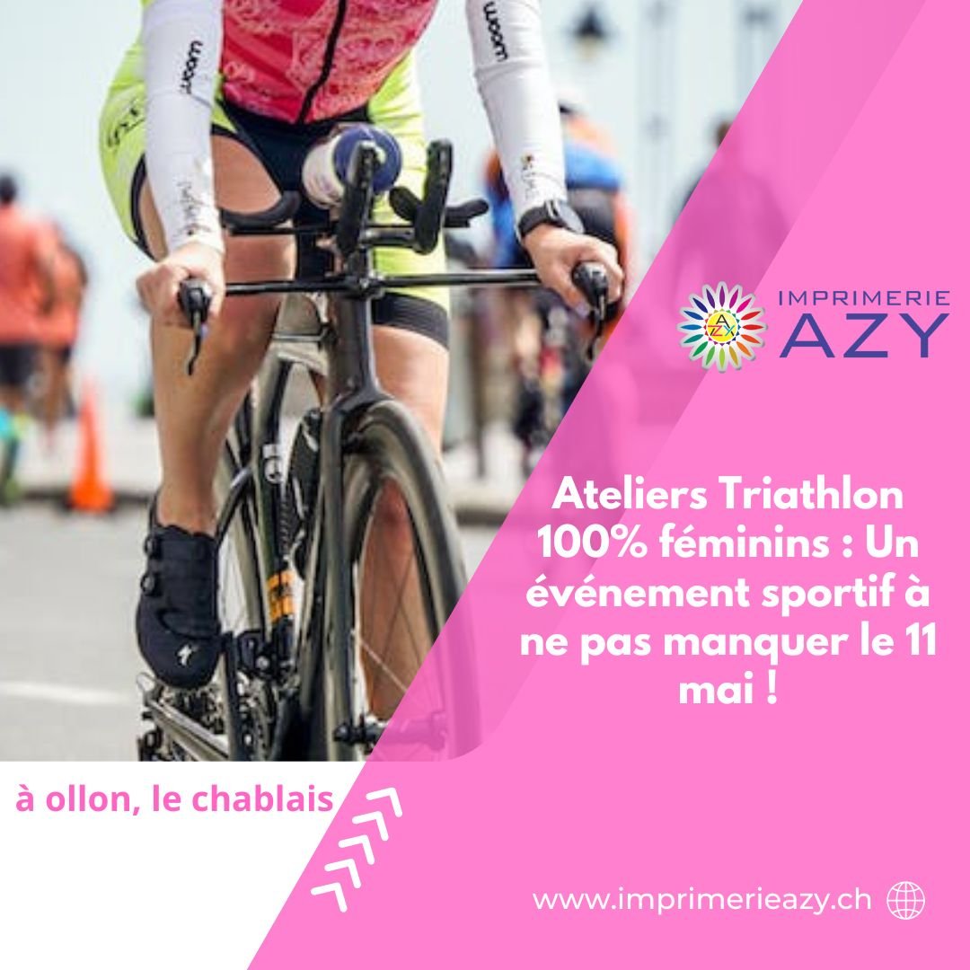 Ateliers Triathlon 100% féminins Un événement sportif à ne pas manquer le 11 mai !