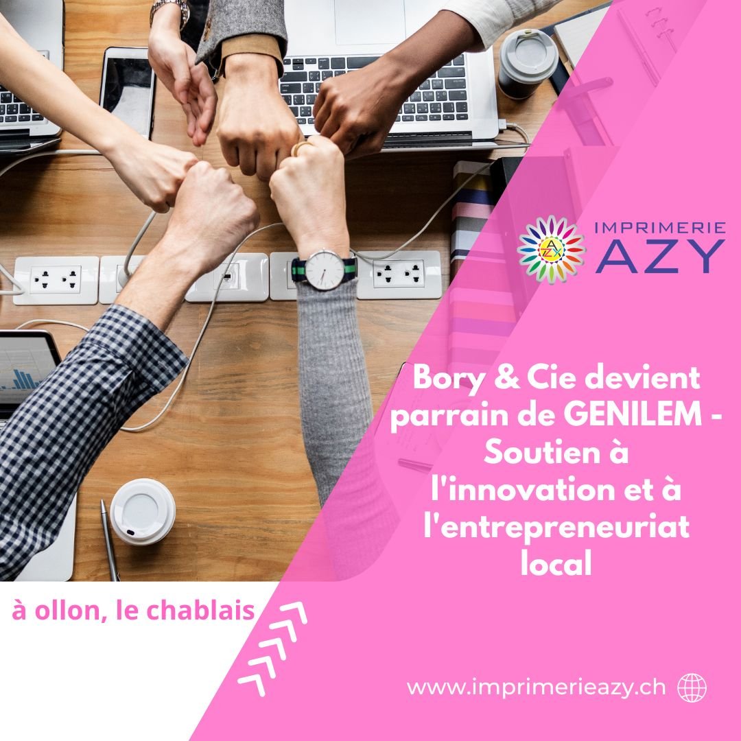 Bory & Cie devient parrain de GENILEM - Soutien à l'innovation et à l'entrepreneuriat local