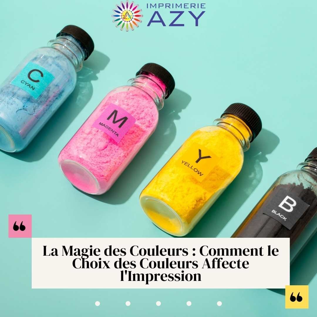 La Magie des Couleurs : Comment le Choix des Couleurs Affecte l'Impression