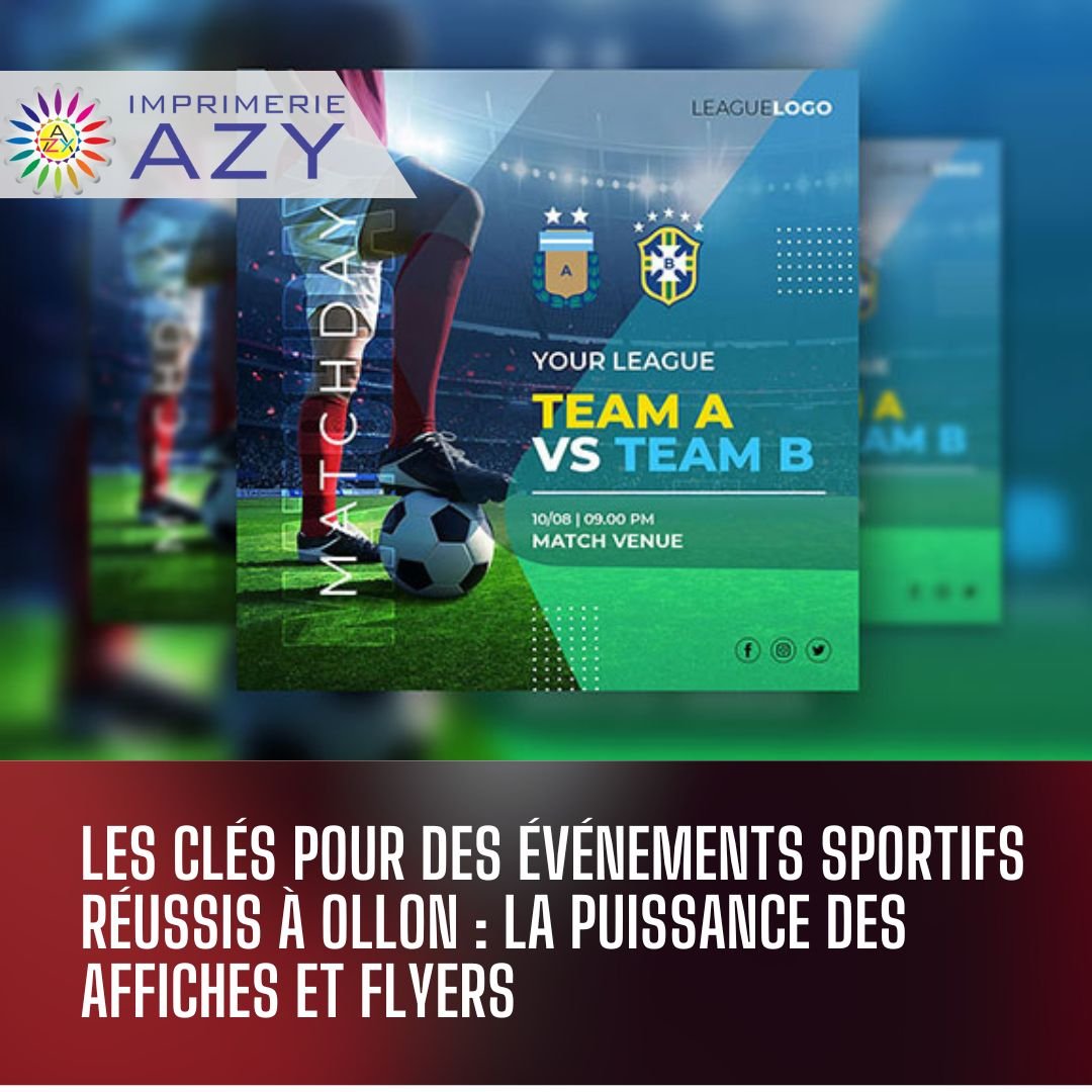 identité visuelle Club Sportif supports imprimés