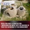 l'impression par impact bâtit des maisons en terre