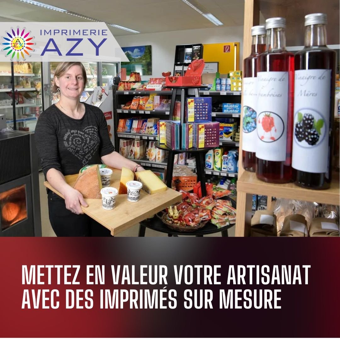 artisanat imprimés sur mesure emballage ollon